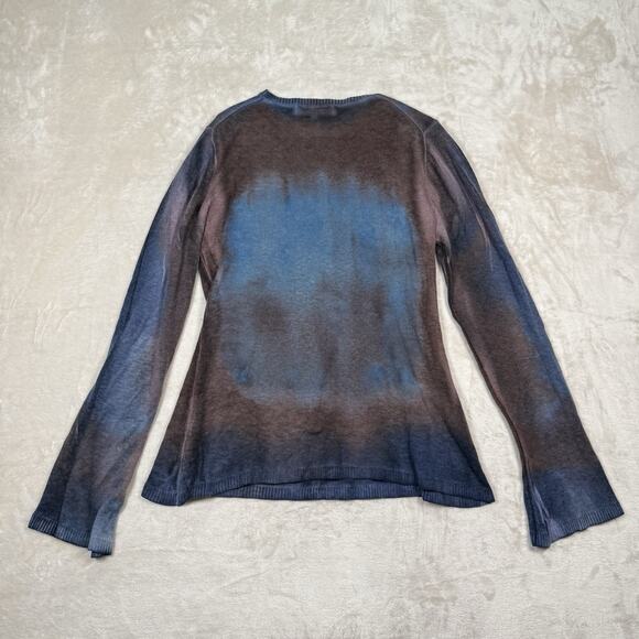 Marika Charles Ma+Ch Art-to-Wear Hand Dyed 100% Cashmere Sweater Size Small - Picture 4 of 8